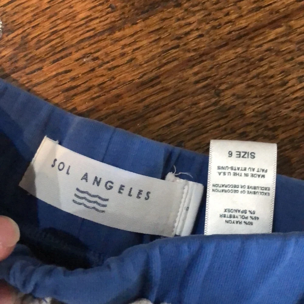 SOL ANGELES KIDS ESSENTIAL HACCI JOGGER- VINTAGE BLUE